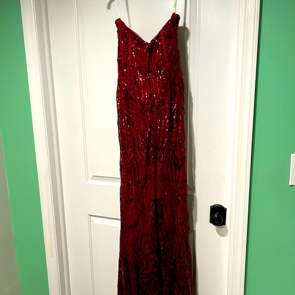 Lina Signature Red Sequin Dress